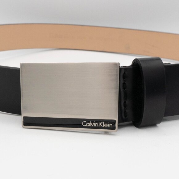 Calvin Klein Genuine Leather Belt Size 36 - Picture 5 of 6